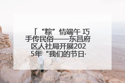 “粽”情端午 巧手传民俗——东昌府区人社局开展2025年“我们的节日·端午”包粽子活动