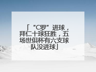 “C罗”进球，拜仁十球狂胜，五场世俱杯有六支球队没进球
