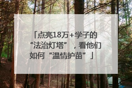 点亮18万+学子的“法治灯塔”，看他们如何“温情护苗”