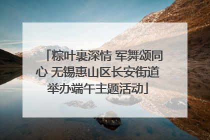 粽叶裹深情 军舞颂同心 无锡惠山区长安街道举办端午主题活动