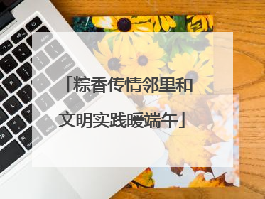 粽香传情邻里和 文明实践暖端午