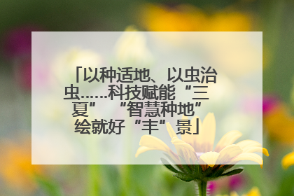 以种适地、以虫治虫……科技赋能“三夏” “智慧种地”绘就好“丰”景