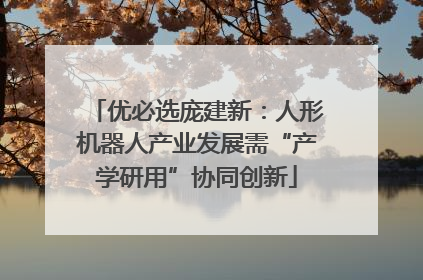 优必选庞建新：人形机器人产业发展需“产学研用”协同创新