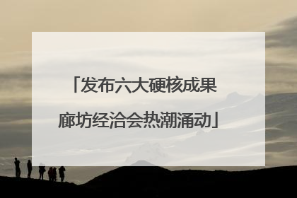 发布六大硬核成果 廊坊经洽会热潮涌动