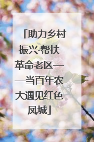 助力乡村振兴·帮扶革命老区——当百年农大遇见红色凤城