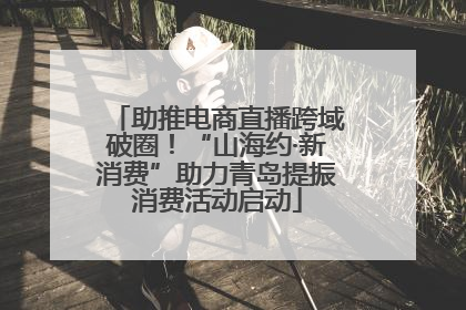 助推电商直播跨域破圈！“山海约·新消费”助力青岛提振消费活动启动
