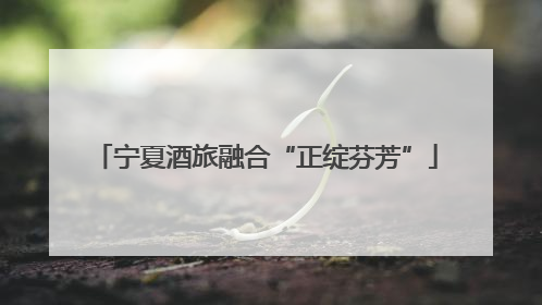 宁夏酒旅融合“正绽芬芳”