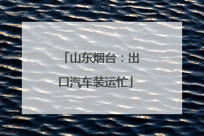 山东烟台：出口汽车装运忙