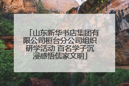 山东新华书店集团有限公司桓台分公司组织研学活动 百名学子沉浸感悟儒家文明