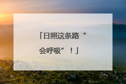 日照这条路“会呼吸”！