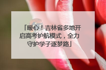 暖心！吉林省多地开启高考护航模式，全力守护学子逐梦路