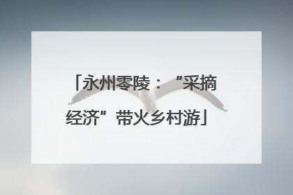 永州零陵：“采摘经济”带火乡村游