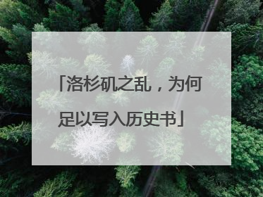 洛杉矶之乱，为何足以写入历史书