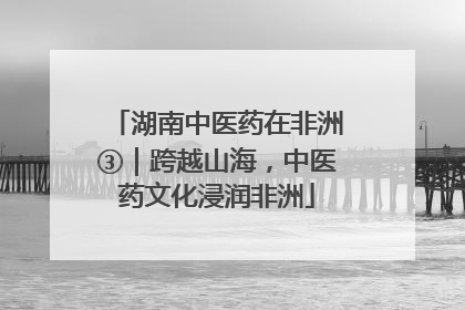 湖南中医药在非洲③｜跨越山海，中医药文化浸润非洲