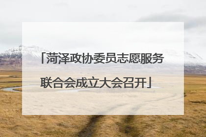 菏泽政协委员志愿服务联合会成立大会召开