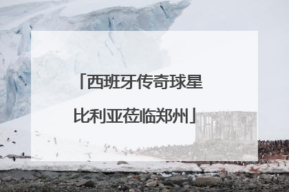 西班牙传奇球星 比利亚莅临郑州