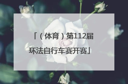 （体育）第112届环法自行车赛开赛