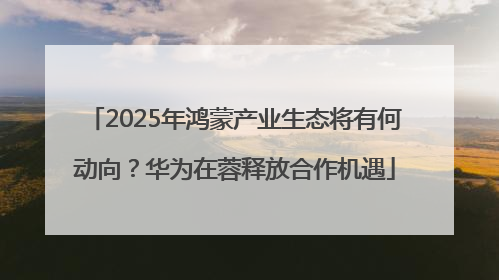 2025年鸿蒙产业生态将有何动向？华为在蓉释放合作机遇