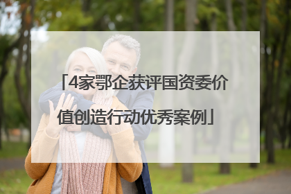 4家鄂企获评国资委价值创造行动优秀案例